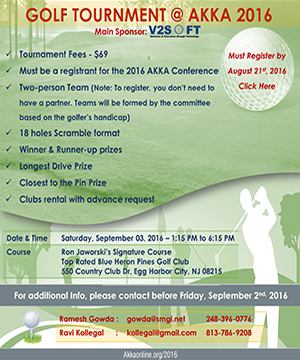 Golf Tournament @ AKKA 2016