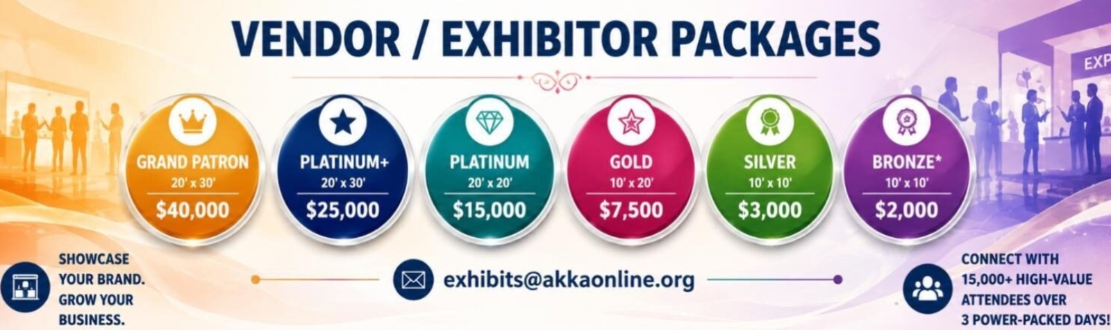 Vendor Exhibitor Packages